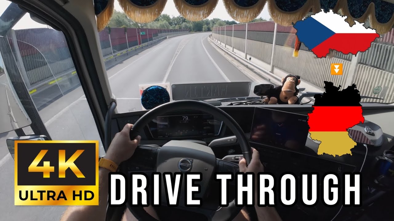 Truck Driver POV Going to Czech 🇨🇿 ⏩Germany 🇩🇪 | VOLVO FH 460