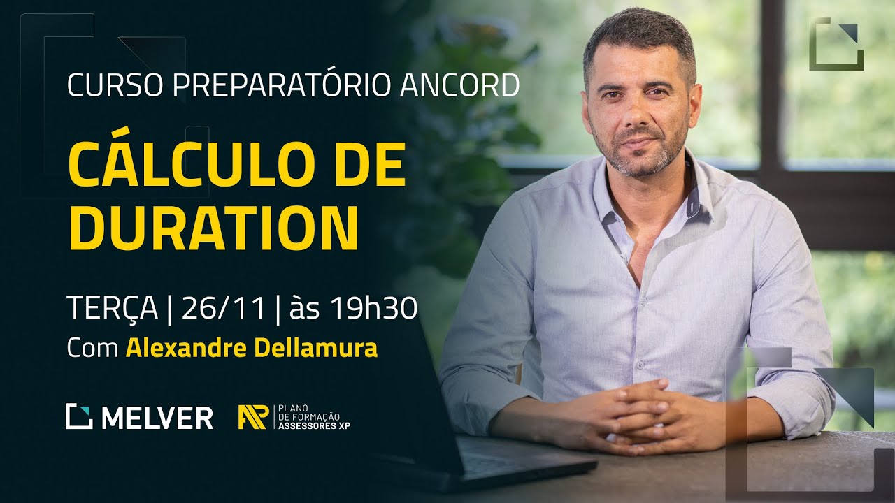 Curso Preparatório Ancord | Cálculo de Duration