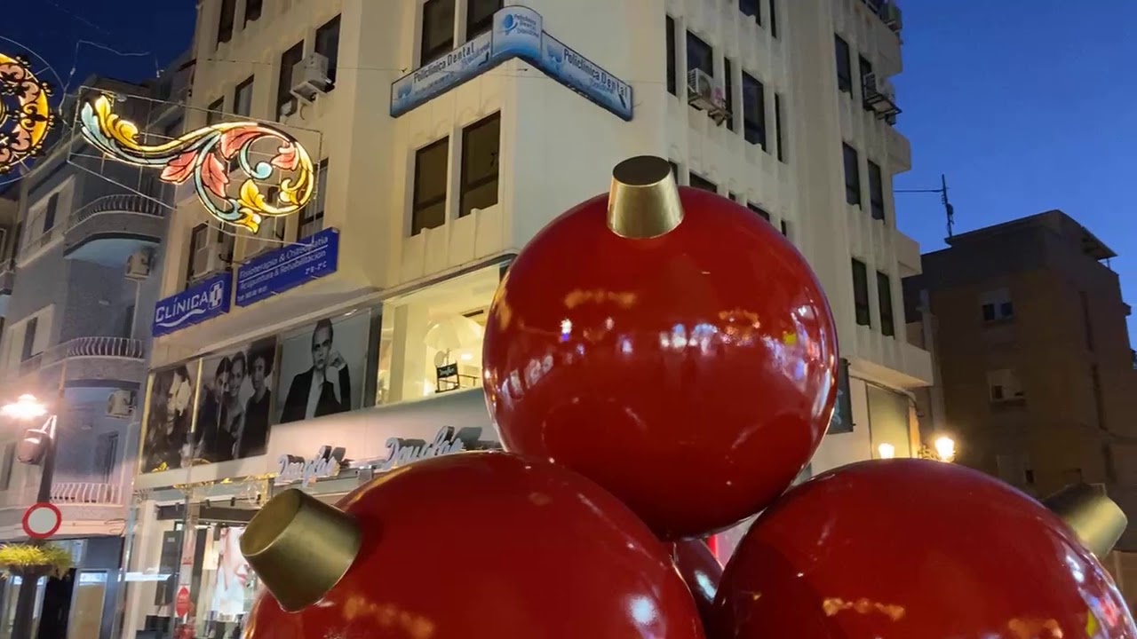 Benidorm Christmas lights tour