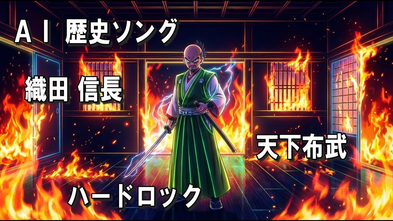 【非公式】織田信長　歴史ソング「天下布武」フル【AI楽曲/HistorySong】#織田信長#信長の野望 #天下布武#OdaNobunaga#天下統一