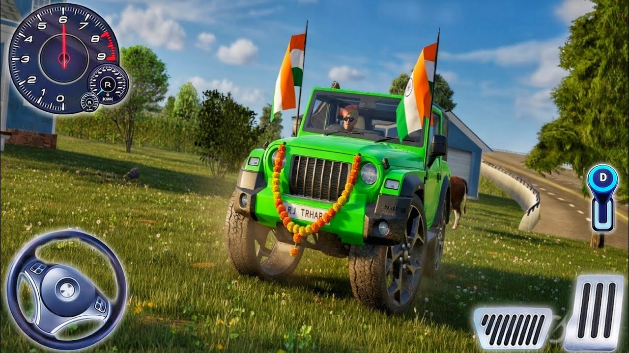 Modified Mahindra Thar😈Games:Indian Thar (Gadi Wala Games) Car Game Android Game - #2025