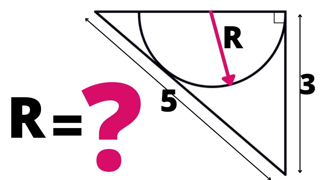 hallar el valor del radio del semicirculo. tu puedes hacerlo🧠🤔#matematicas
