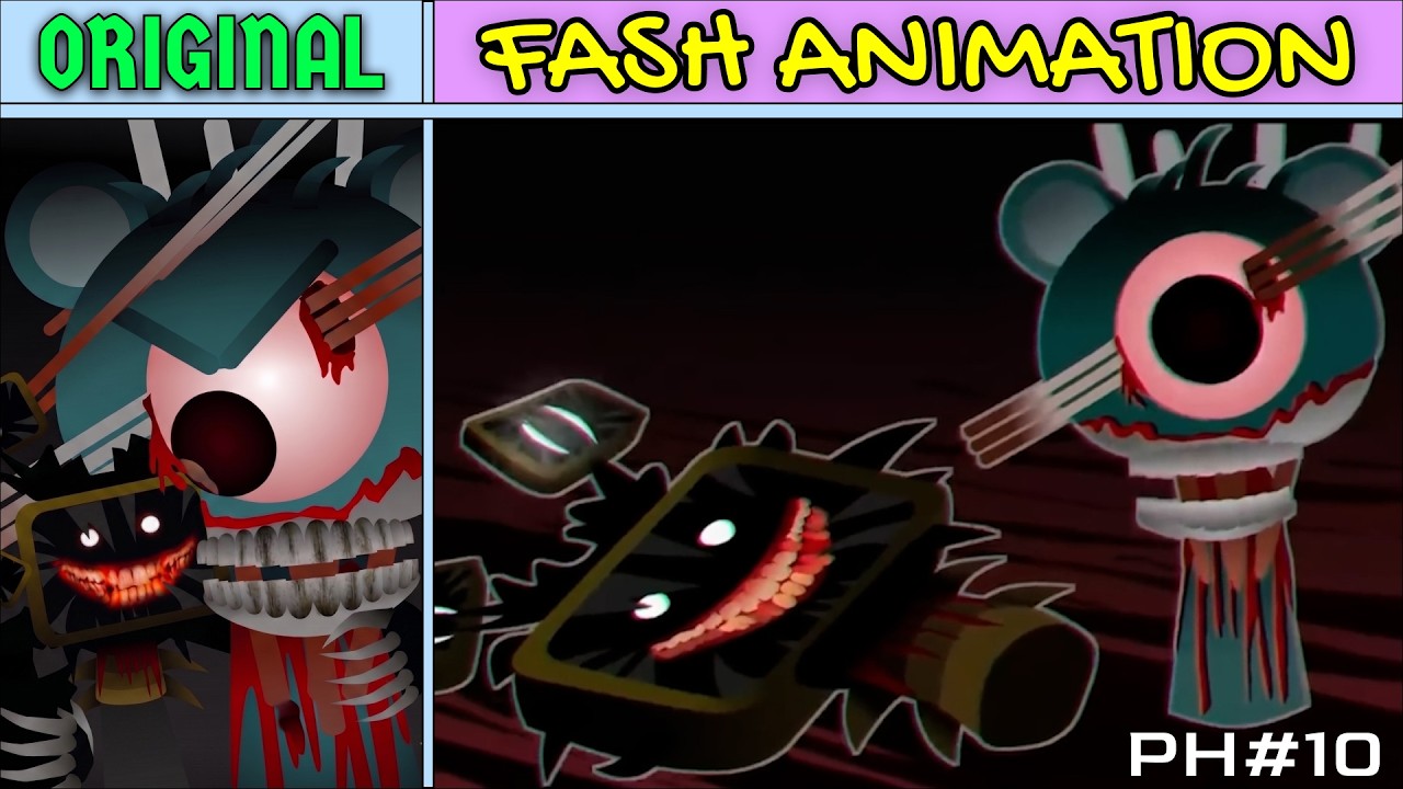 Sprunki Phase 10 to Phase 1 | FASH Animation vs Original (+ NEW vs DEFINITIVE!)