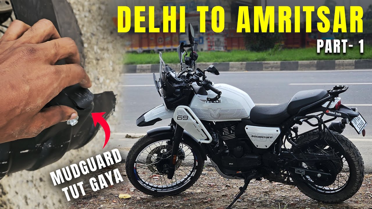 Yezdi Adventure 2025 First Long Ride Review | Delhi to Amritsar Journey Part 1 #yezdiadventure2025