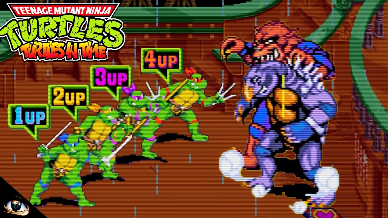 Turtles in Time [ Arcade 1991 ] - 4 player Synchronized Longplay/Playthrough