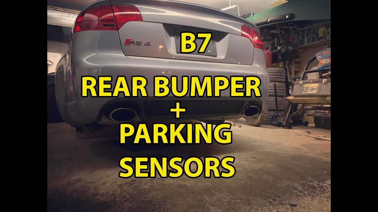 B7 RS4 - Rear Bumper + Parking Sensors