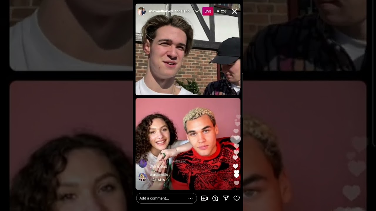 Max and Harvey Instagram Livestream 1 featuring angelsandbandits - 19/03/2022