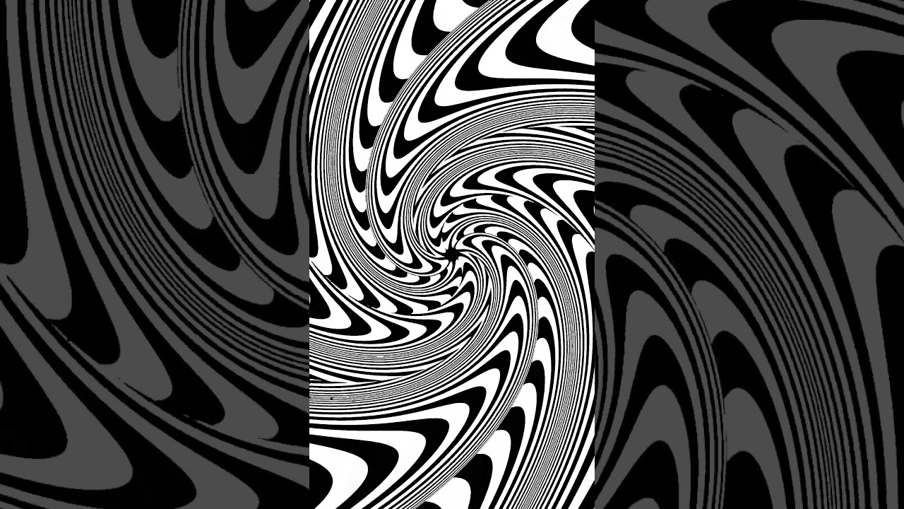 Perception Drift Fractals | Black & White Visual Trance |#fractalloop #illusion