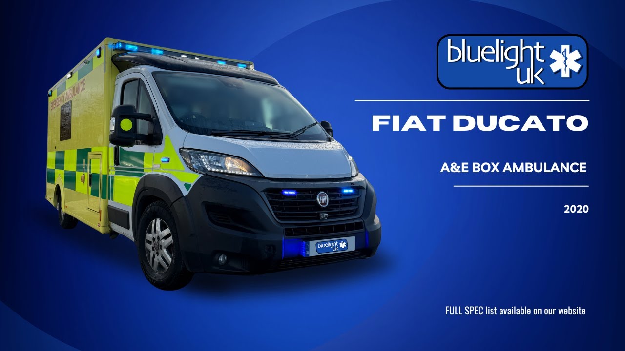 2020 Fiat Ducato A&E Box Ambulance - Bluelight UK