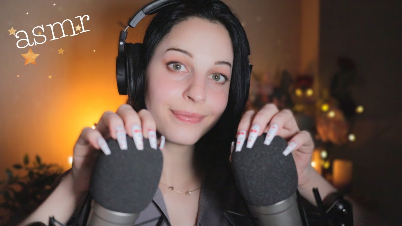 ASMR 2 HOUR Slow Brain Scratching with occasional 