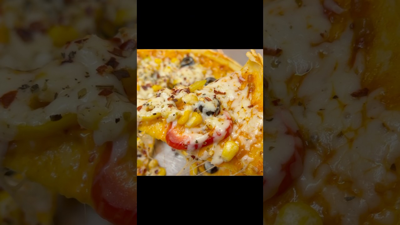 Iftar Ke Liye Kuch Naya 🤤 Crepe Stuffed Pizza | Ramadan Special #crepe #stuffedpizza #shorts