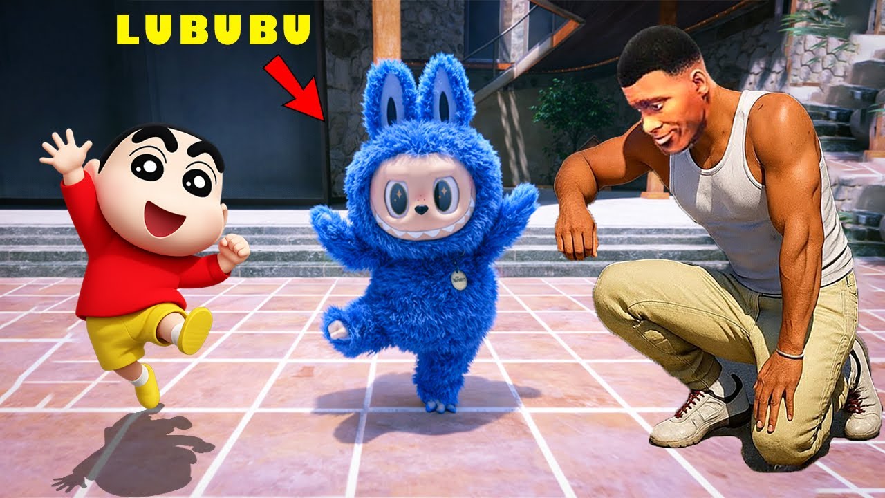 GTA 5 : LABUBU ON SHINCHAN FRANKLIN HOUSE