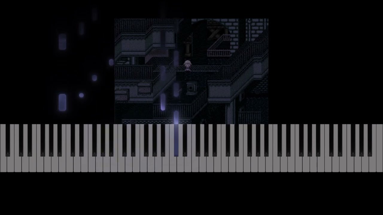 Yume 2kki - Forgotten Megalopolis (Lower Section) - (Piano Tutorial)