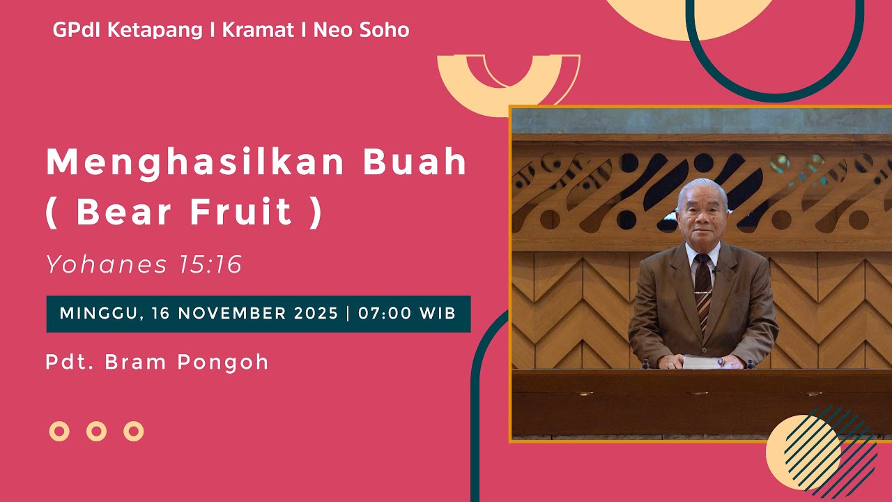 Ibadah Online Gereja Pantekosta di Indonesia - 16 November 2025 || GPdI Ketapang