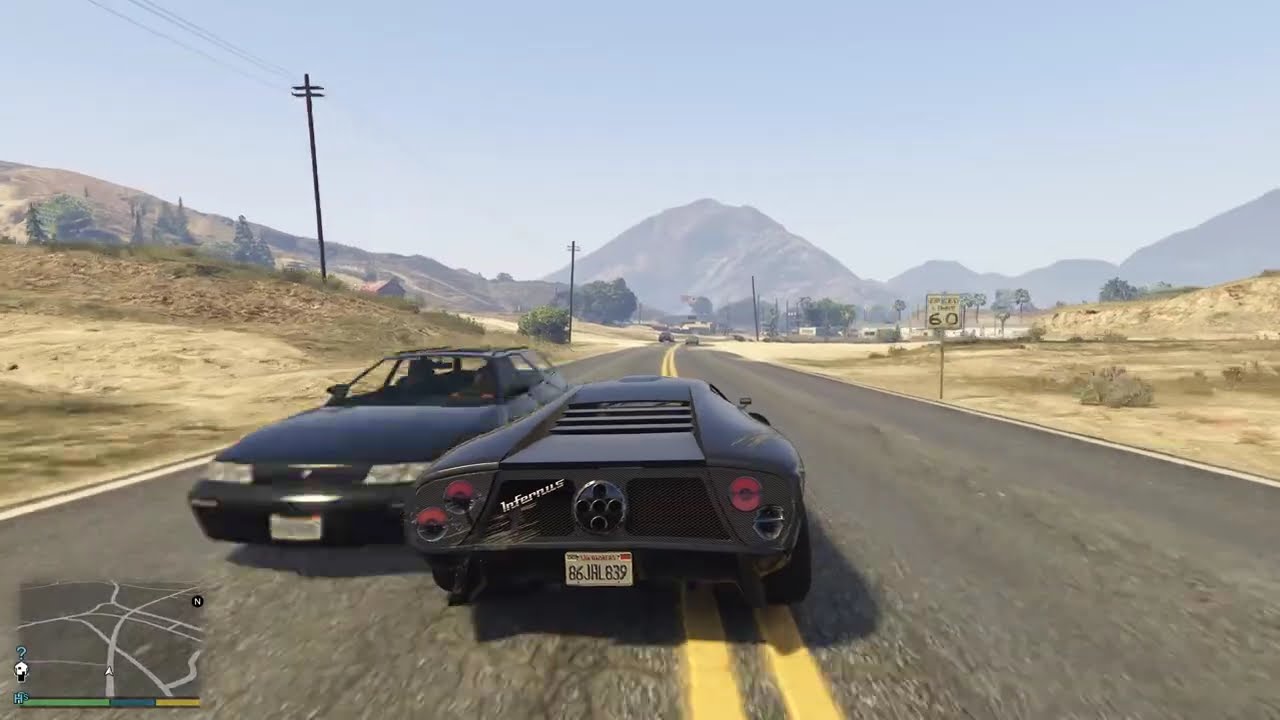 GTA 5 Enhanced Free Roam Gameplay on Asus Tuf F15 2022 RTX 3060
