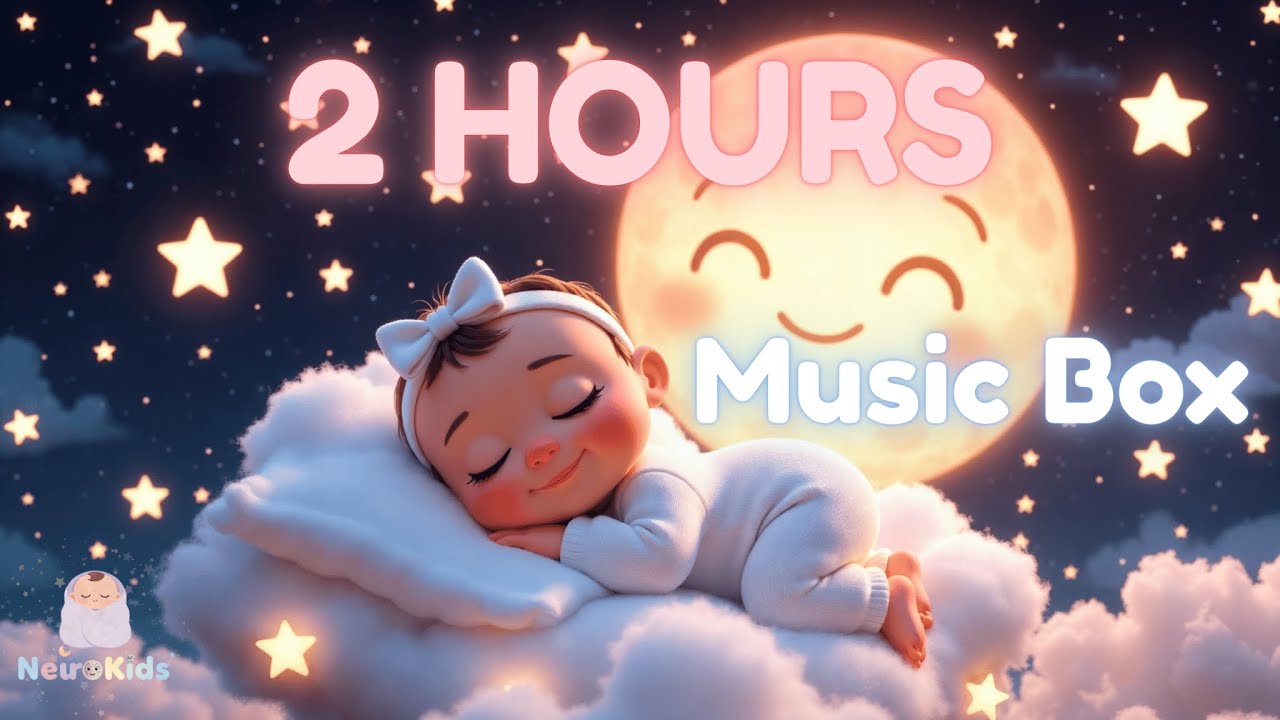 Music Box Baby Sleep | Sleeping Baby on Clouds | 2 Hours | NeuroKids