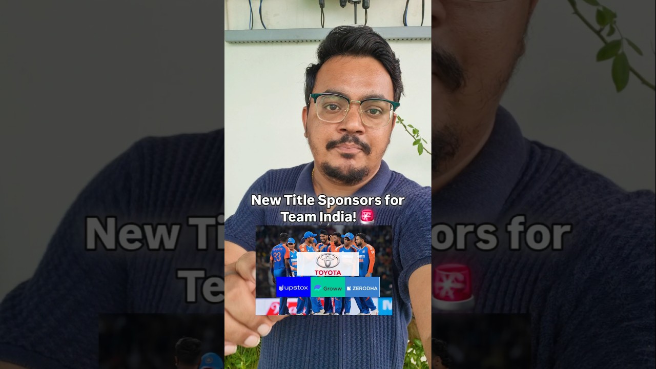 Update 🚨 : Indian Cricket Team New Title Sponsors! #indiancricket #bcci