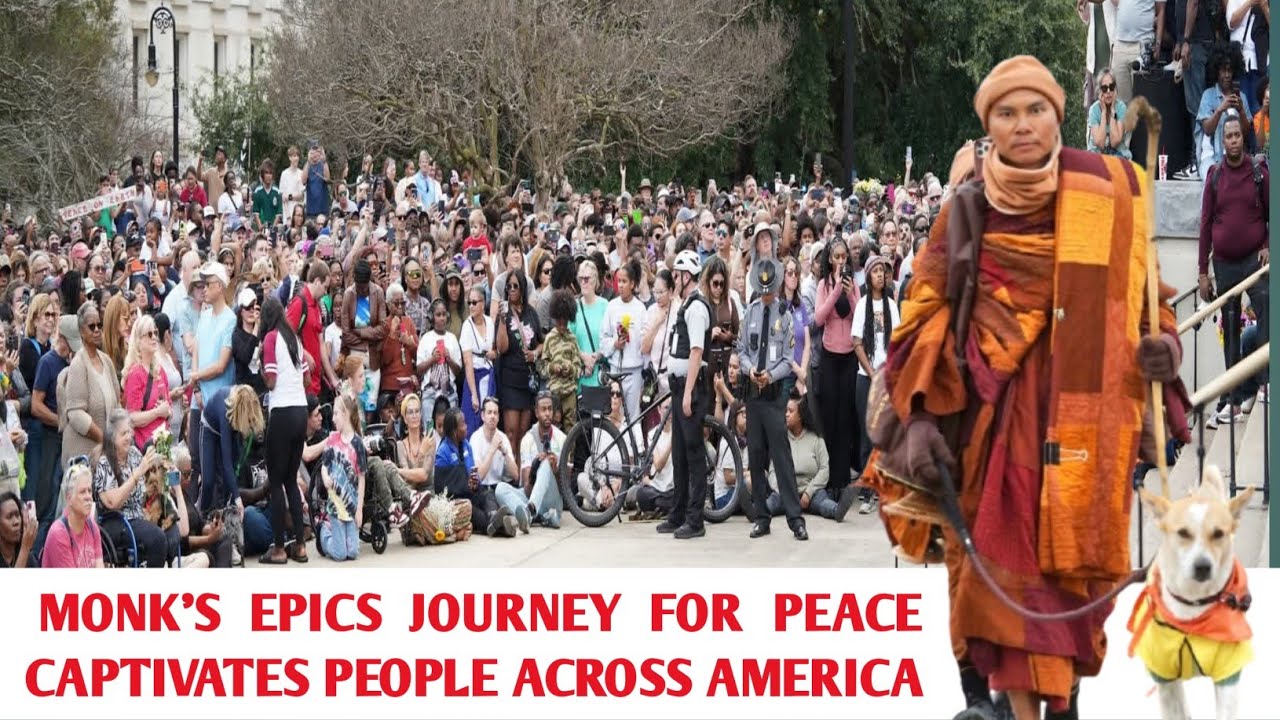 Walk for Peace Across America | Historic 3,200 Mile Buddhist Monk from Texas to Washington DC