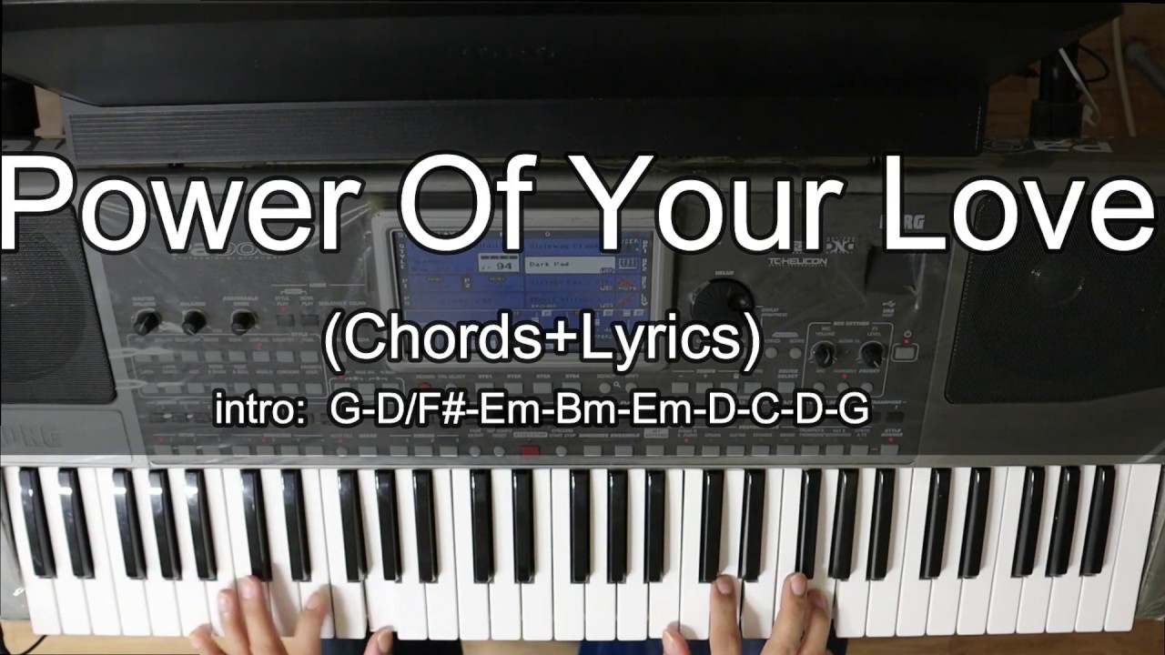 Power Of Your Love cover(Instrumental/Karaoke) Chords + Lyrics