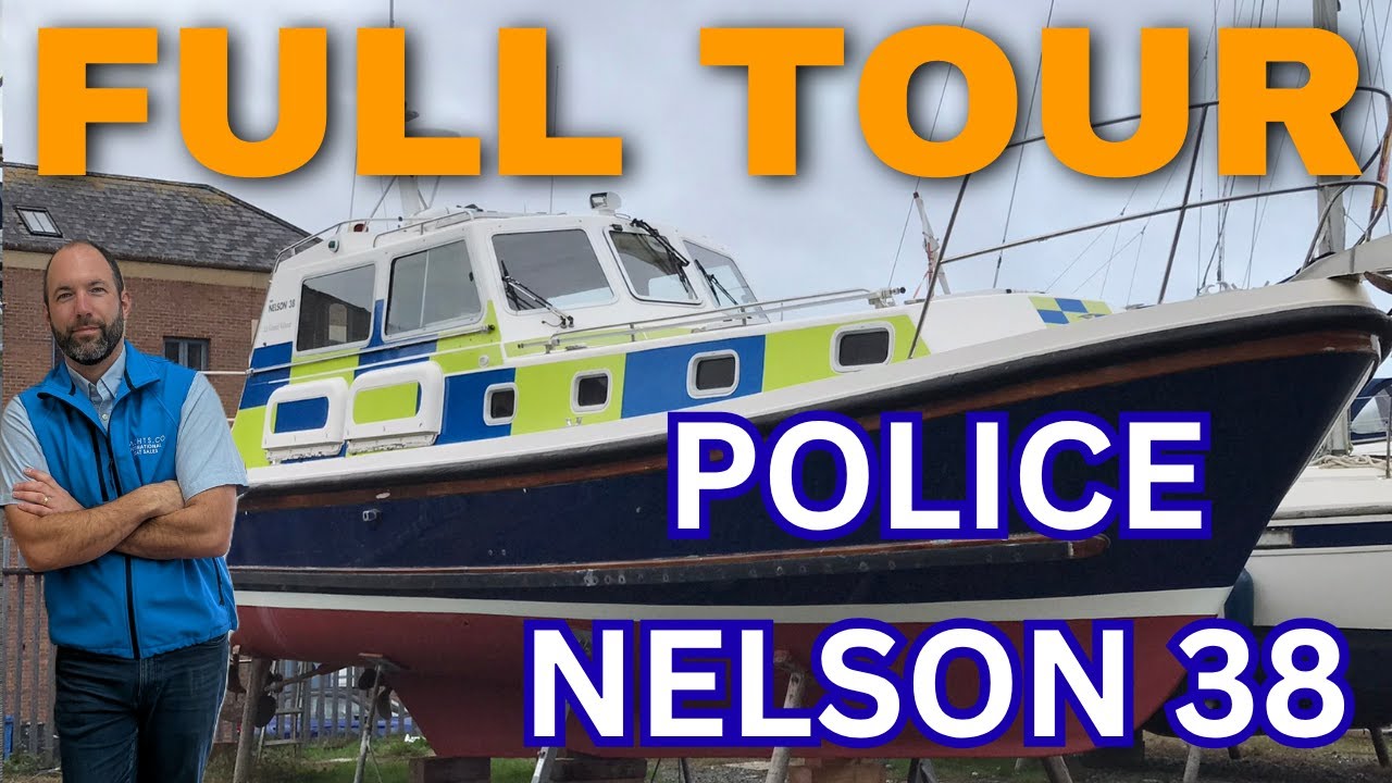 FULL TOUR 1996 Dale Nelson 38 - Ex Police Boat