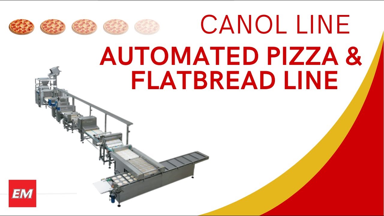 Automated pizza and flatbread line Canol
