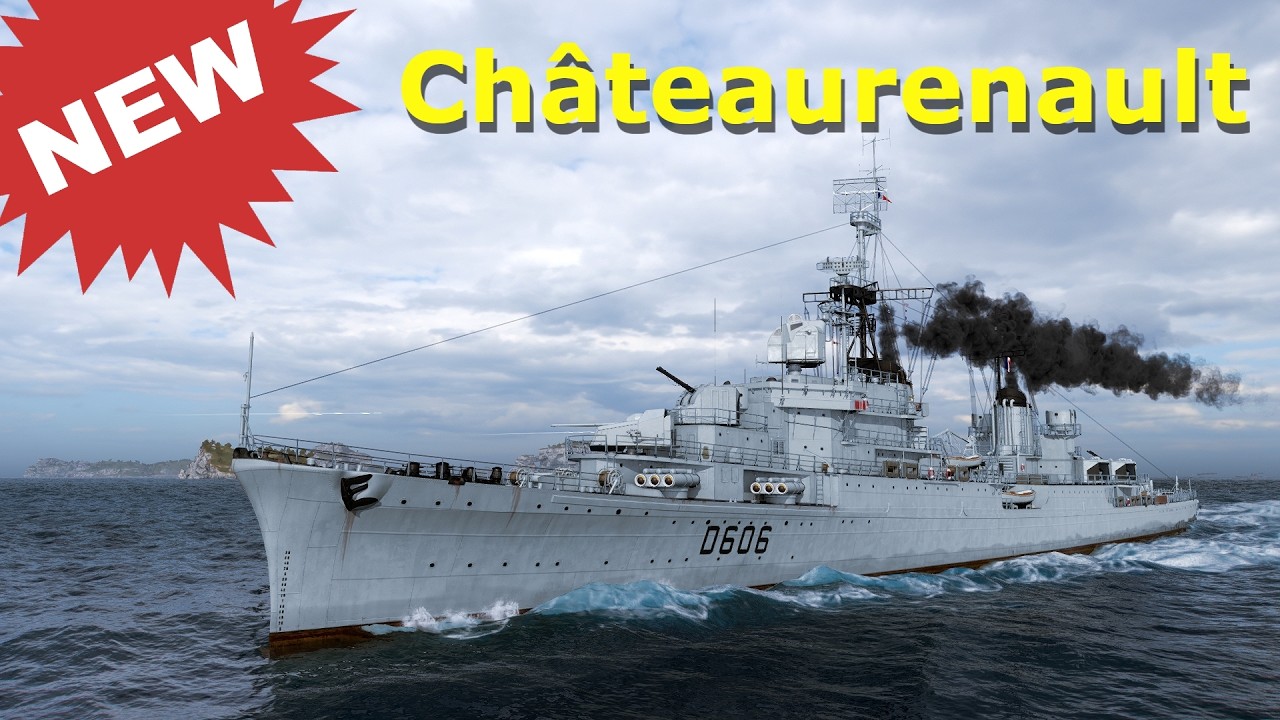 Châteaurenault: Tier X French Premium Destroyer.