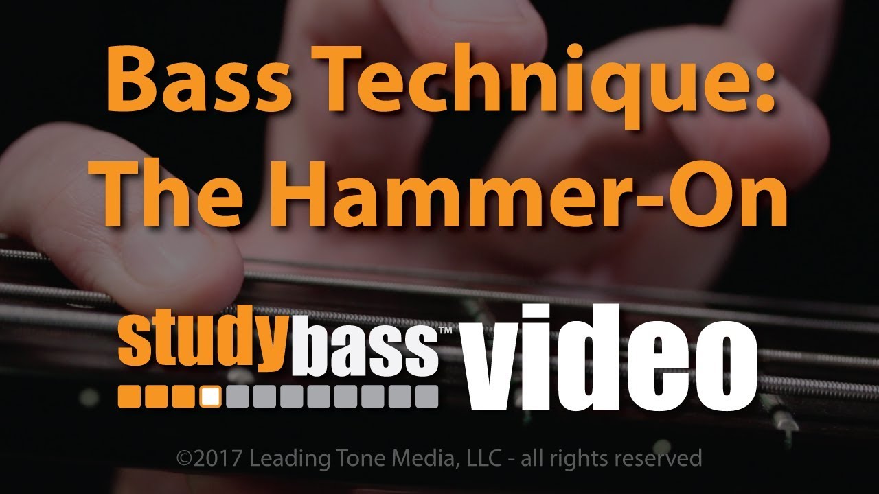 The Hammer-On Bass Technique | StudyBass