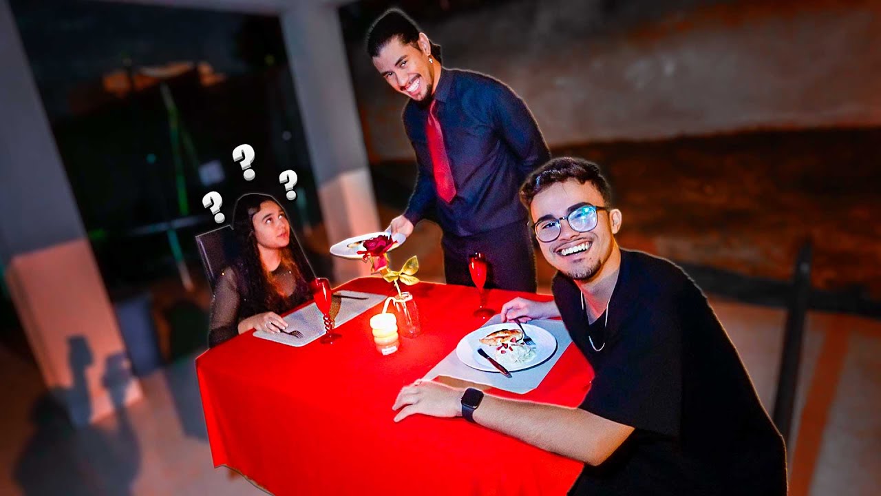 FIZ UM JANTAR ROMANTICO PRA ELES E FOI UM DESASTRE😂