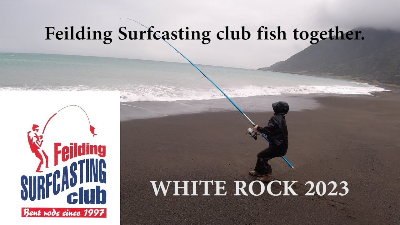 Unbelievable Feilding surfcasting fishing club fish together.