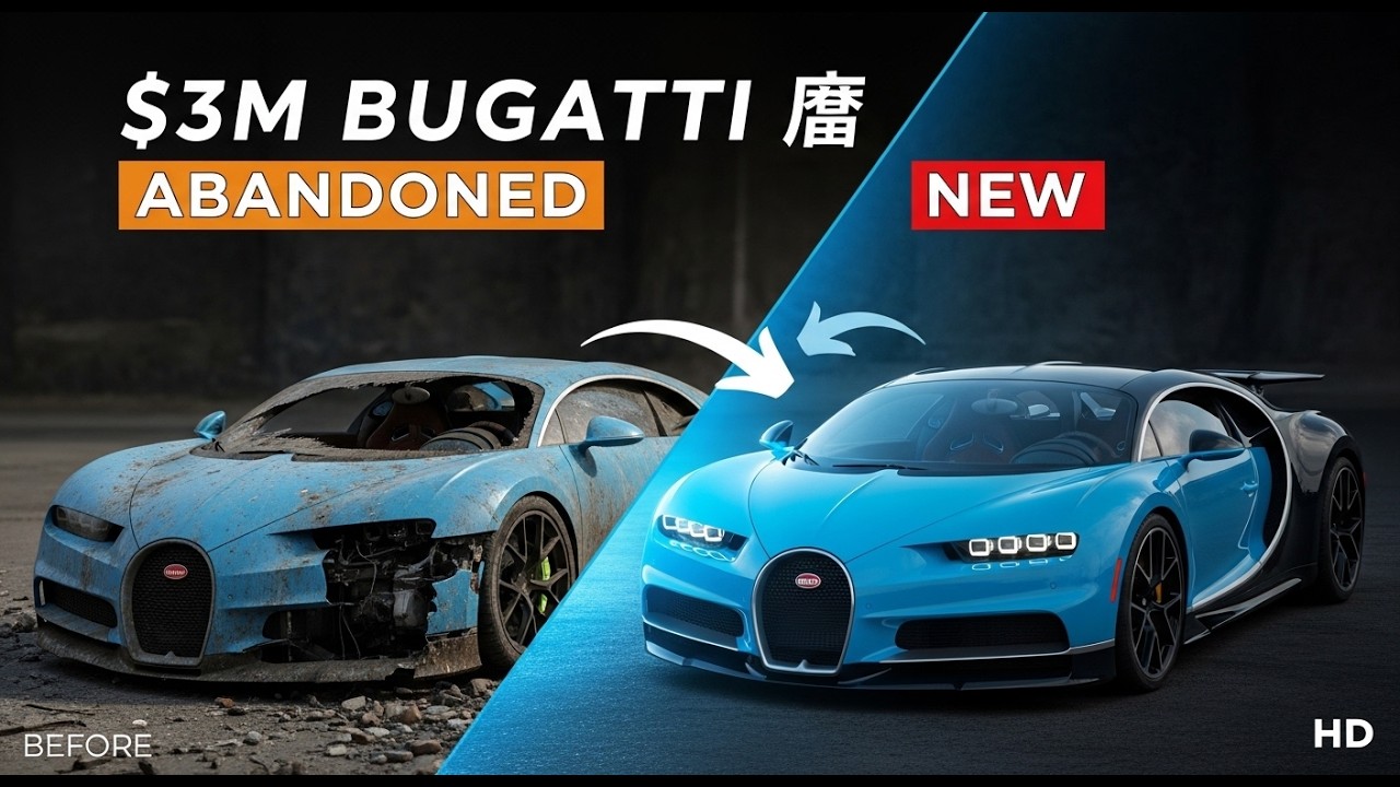 Forgotten Bugatti Chiron Restored to Perfection 😱 | Full Hypercar Rebuild