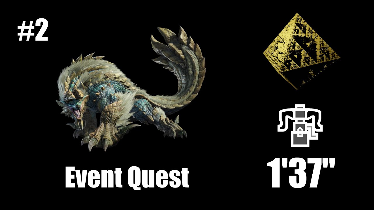 MHRise | Zinogre | Event Quest | Spread HBG | 1'37