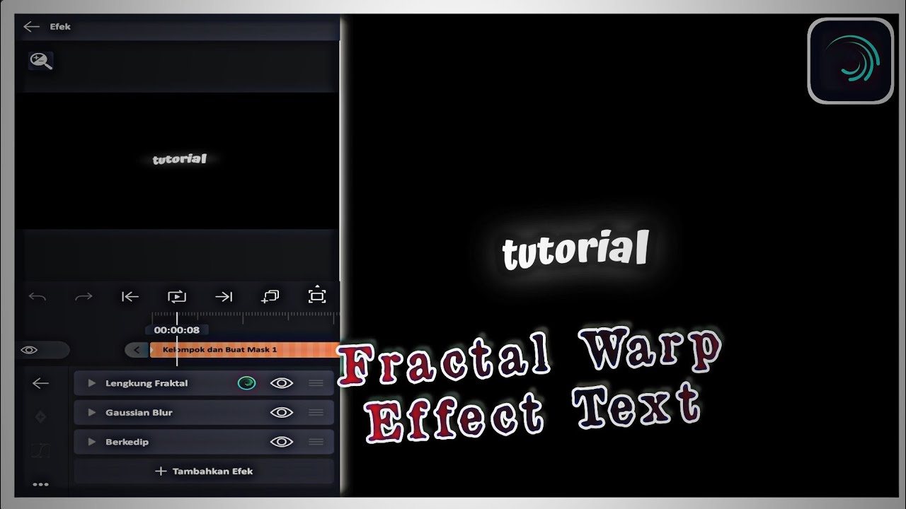 Tutorial Teks Di Alight Motion
