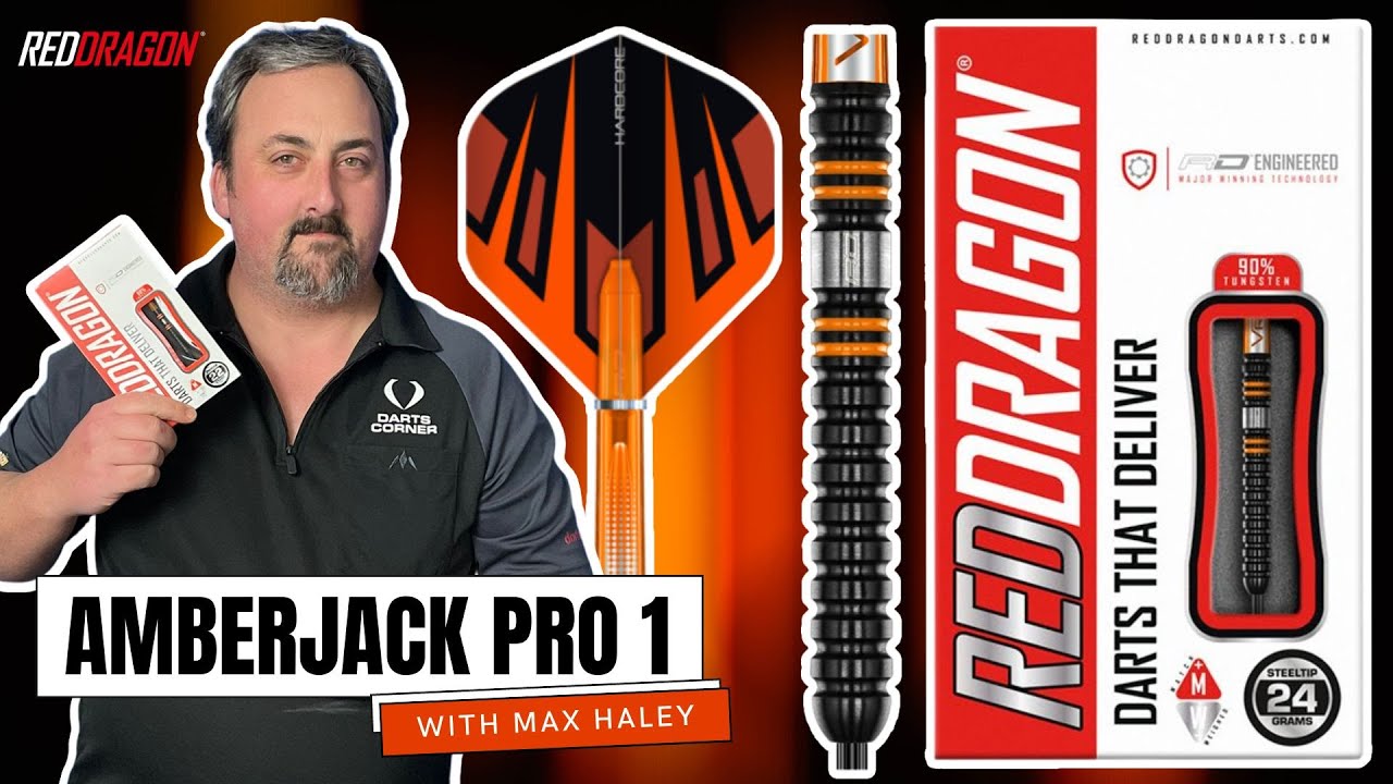 AMBERJACK PRO 1 RED DRAGON DARTS REVIEW WITH MAX HALEY