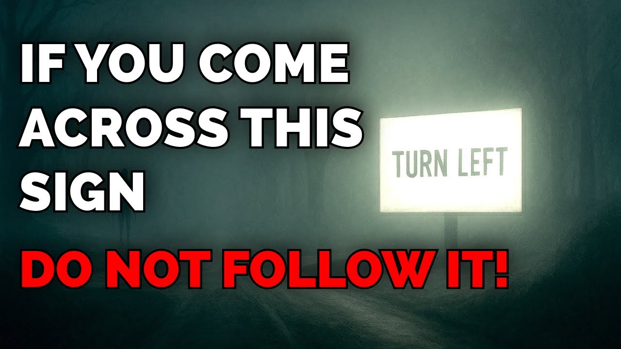 If You Come Across This Sign, DO NOT FOLLOW IT.