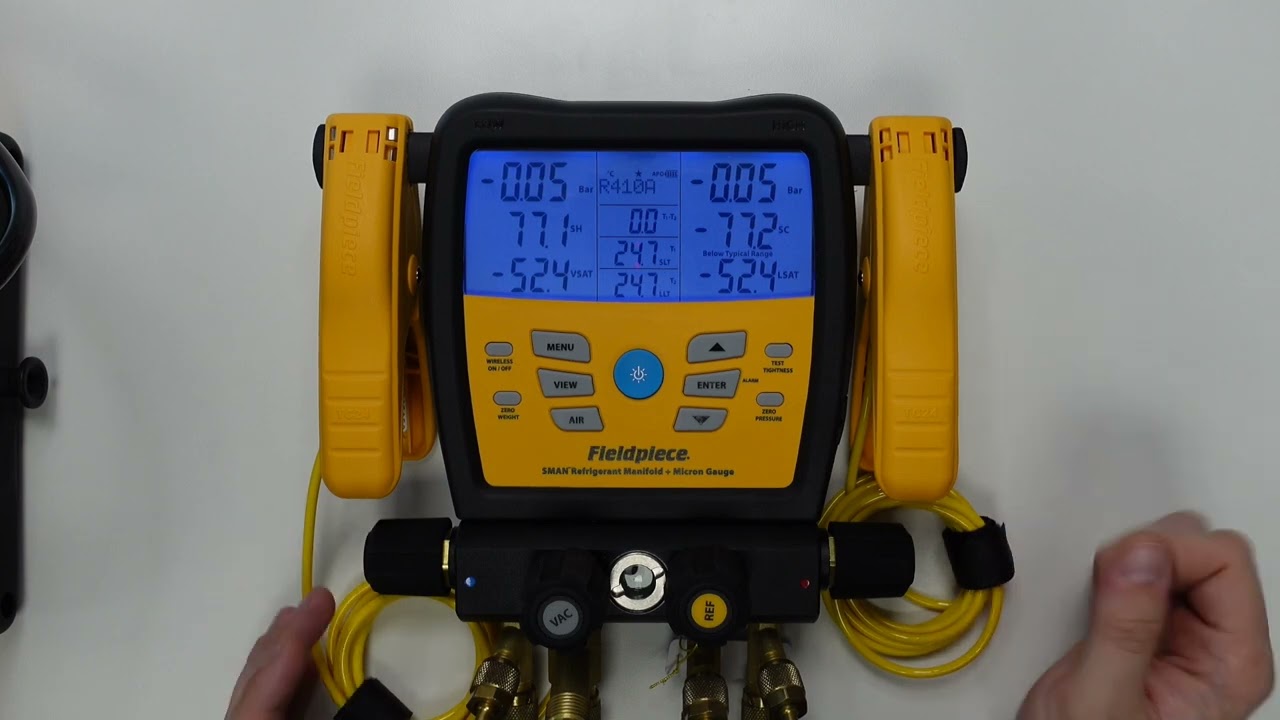 🇬🇧 SMAN® Digital Manifolds: How to Engage the Vacuum Alarm | Fieldpiece Europe 🇬🇧