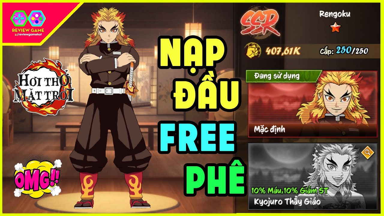 Hơi Thở Mặt Trời - Nạp Đầu Free Nhận SSR Khủng Ăn Mừng Fix 3 Tướng LV 100 Nâng 6 Sao & Cái Kết Chịu