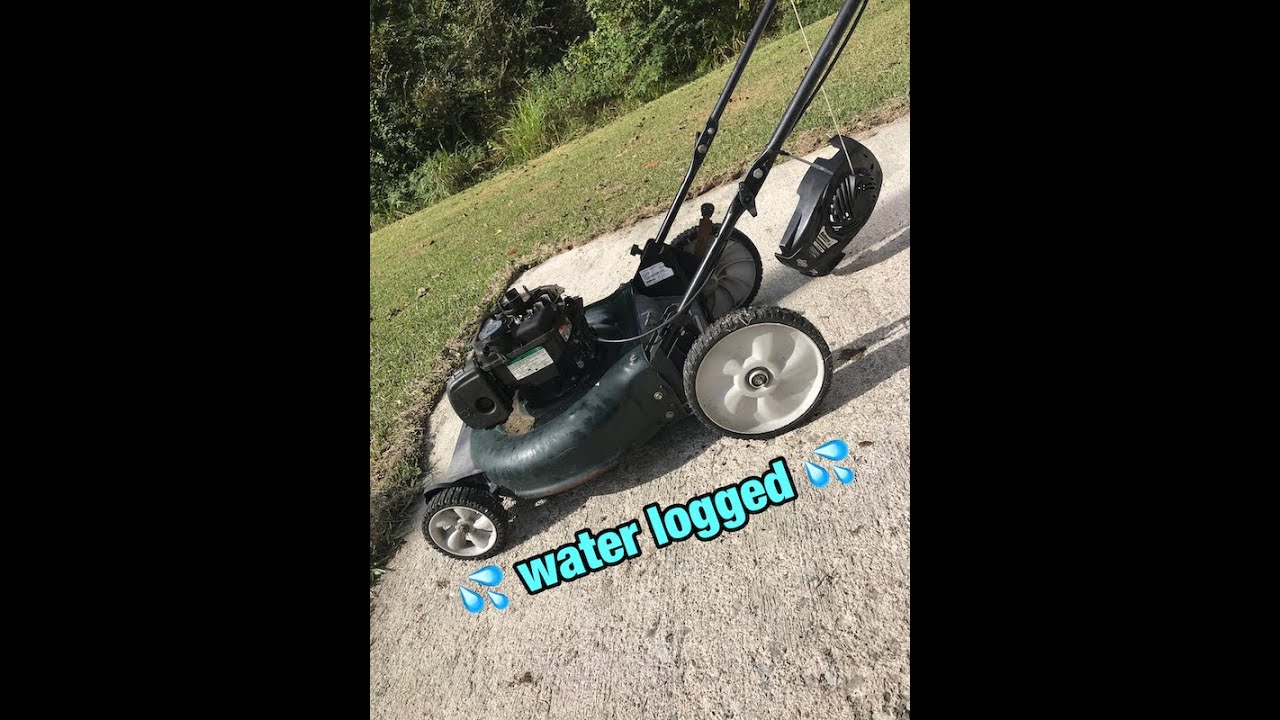 PUSH MOWER GOT WATER INSIDE (Let’s fix it)