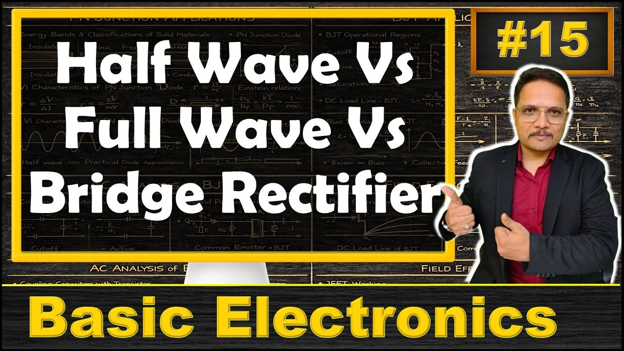 Half Wave Rectifier Vs Full Wave Rectifier Vs Bridge Rectifier, Rectifier Comparison with Parameters
