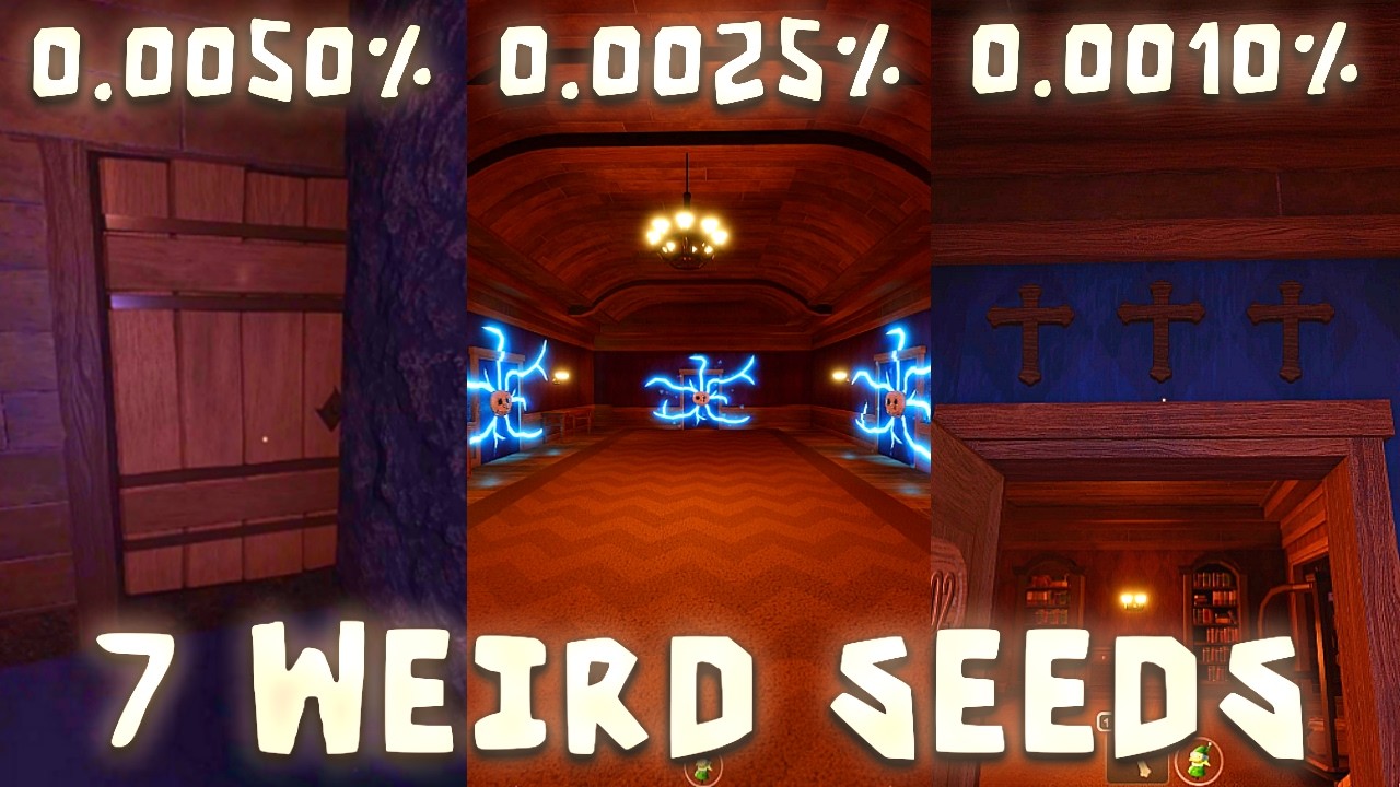 7 WEIRD SEEDS in DOORS CHAOS UPDATE | I Tried Your Coolest Seeds in Doors #32 #doors #robloxdoors