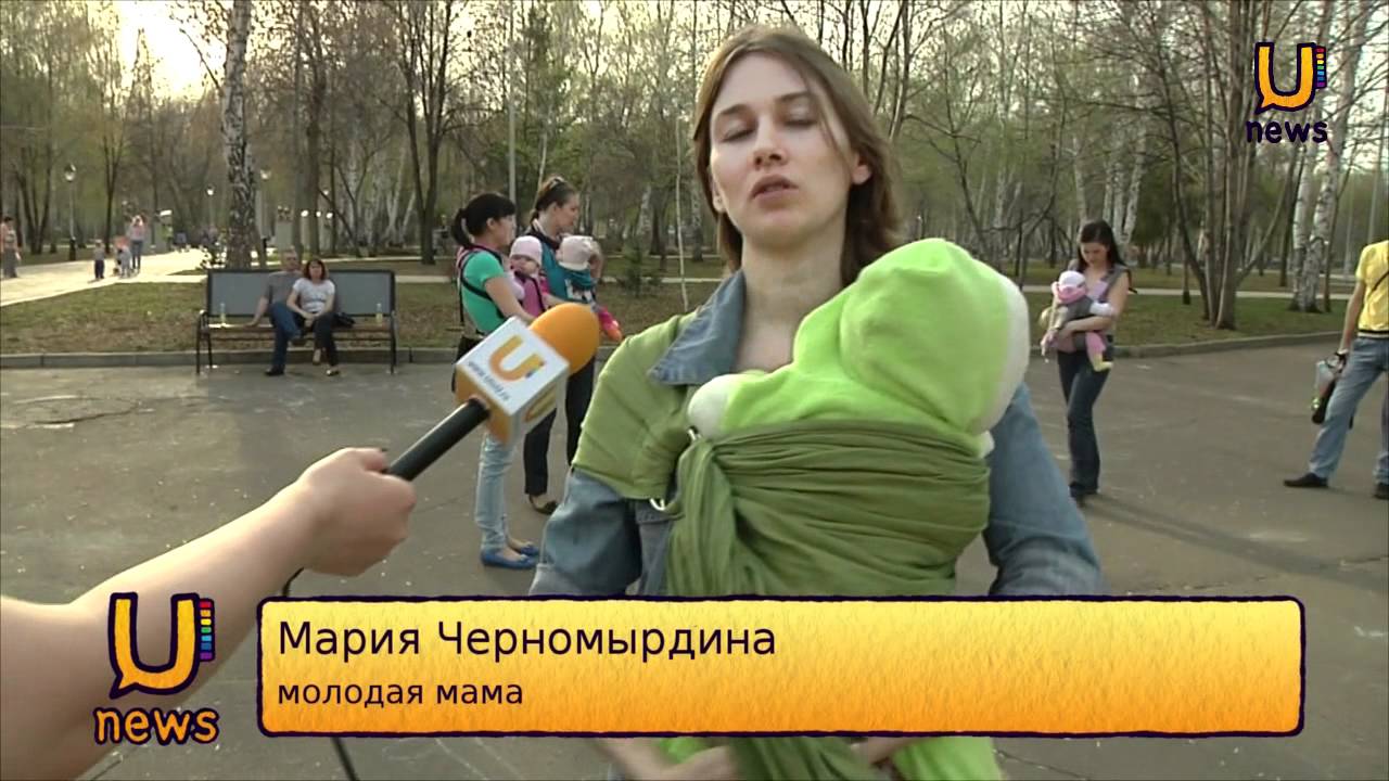 Способы ношения детей в слингах