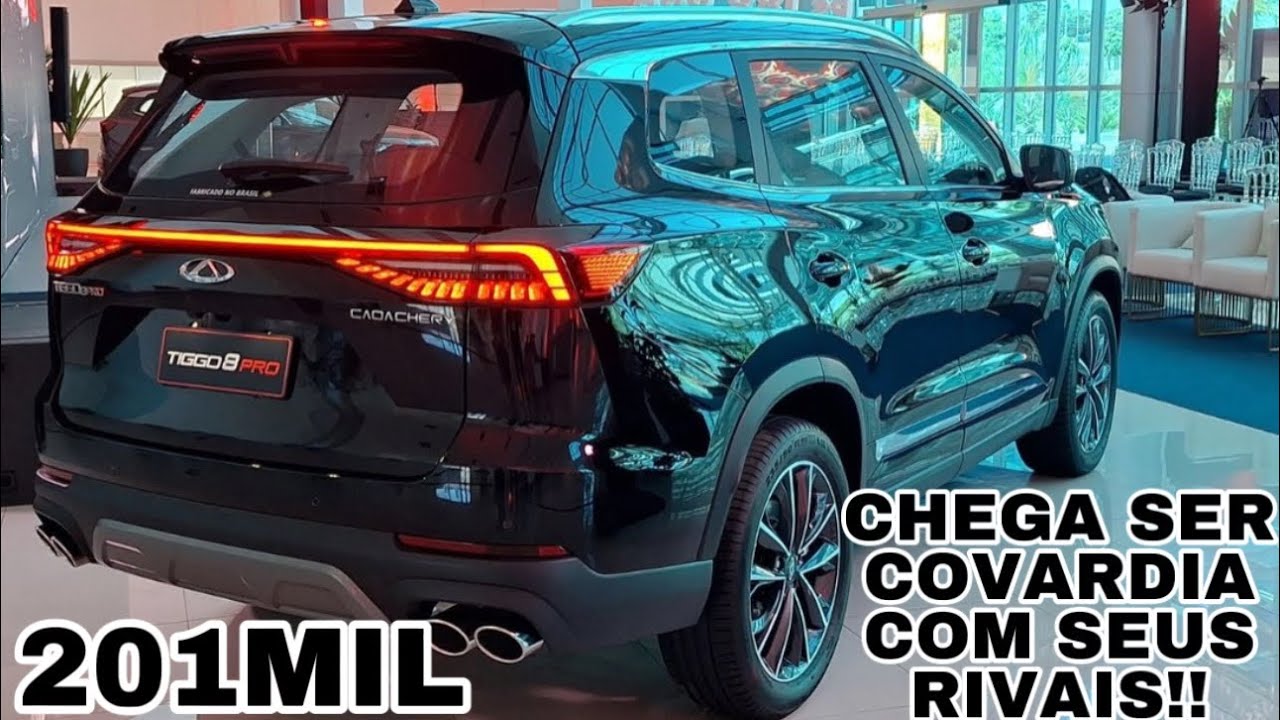 NOVO CAOACHERY TIGGO 8 PRO 2026 EM DETALHES | PREÇO DE TCROSS E CRETA!!