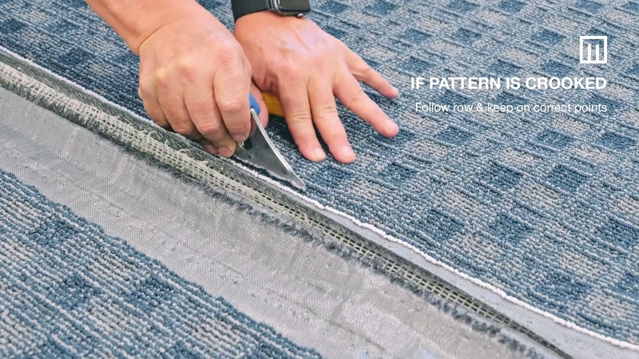 Tufted Carpet Cutting Installation