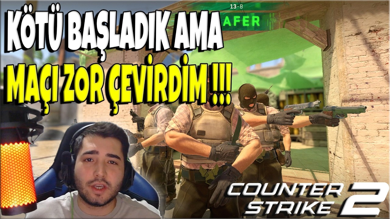 KÖTÜ BAŞLADIK AMA… MAÇI ZOR ÇEVİRDİMM ! | CS2