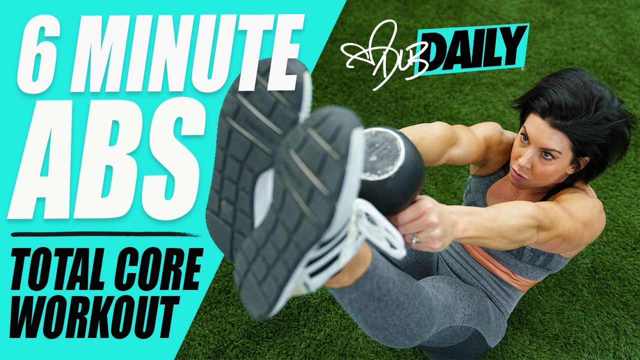 6 MINUTE ABS | Total Core Workout | #DLBDAILY