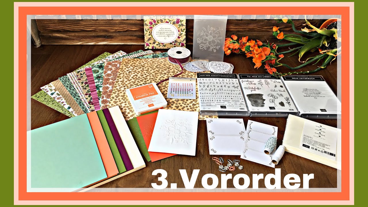 GETEILTE LEIDENSCHAFT PRODUKTPAKET #3 TEIL VORORDER STAMPIN`UP! DEUTSCH