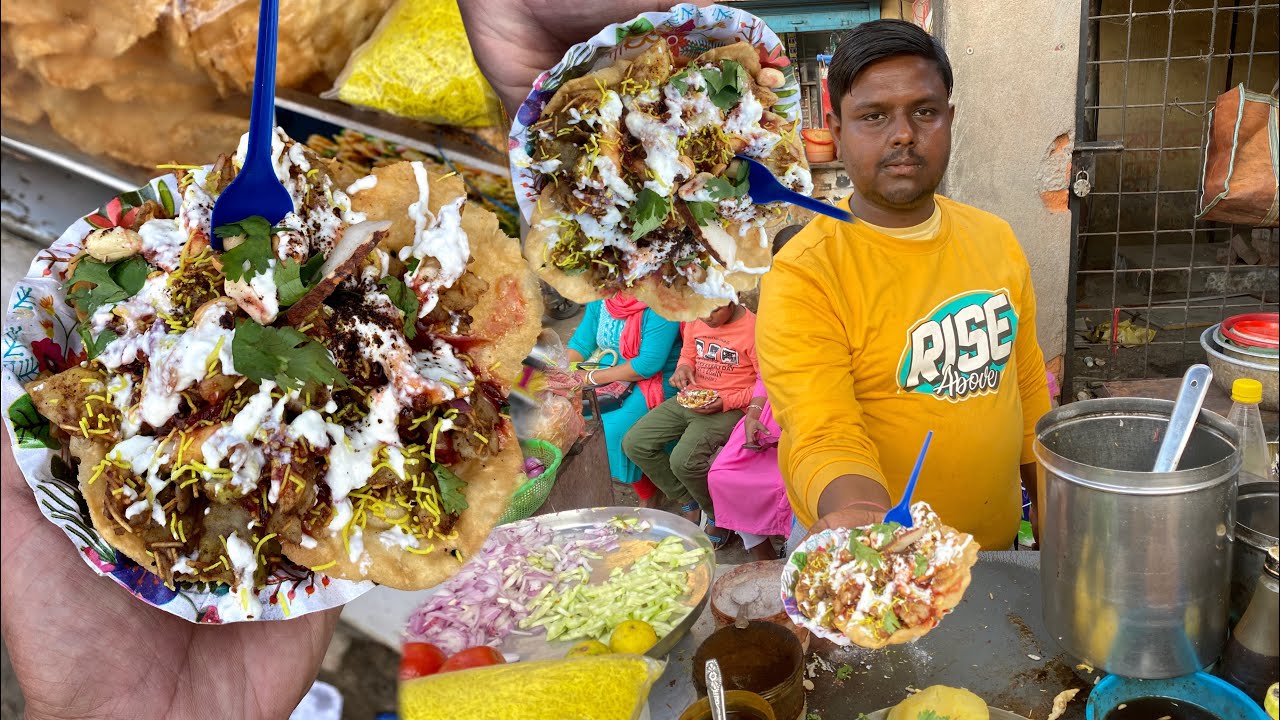 Kolkata Famous Papdi Chaat & Dahi Puchka Rs.40/- Only I Kolkata Street Foods 