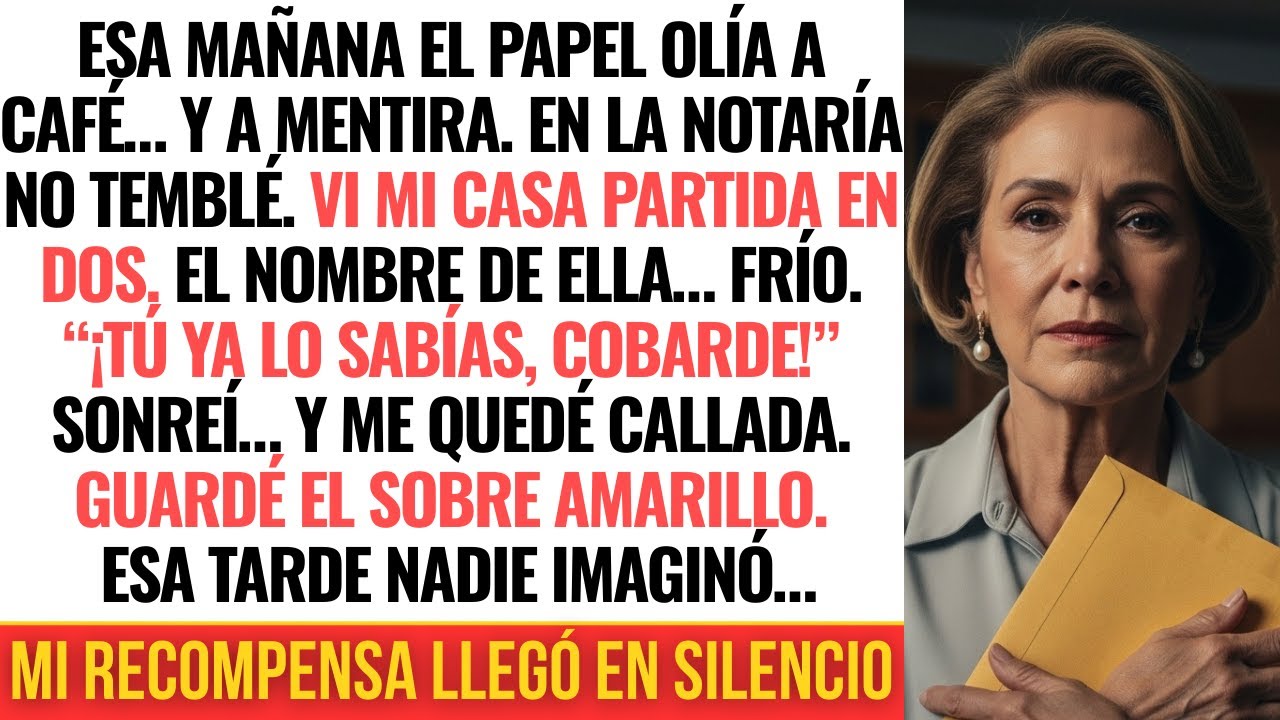 Fui a la notaría por rutina… pero cuando leyeron ese nombre entendí que nada era “normal”, ¿y ahora
