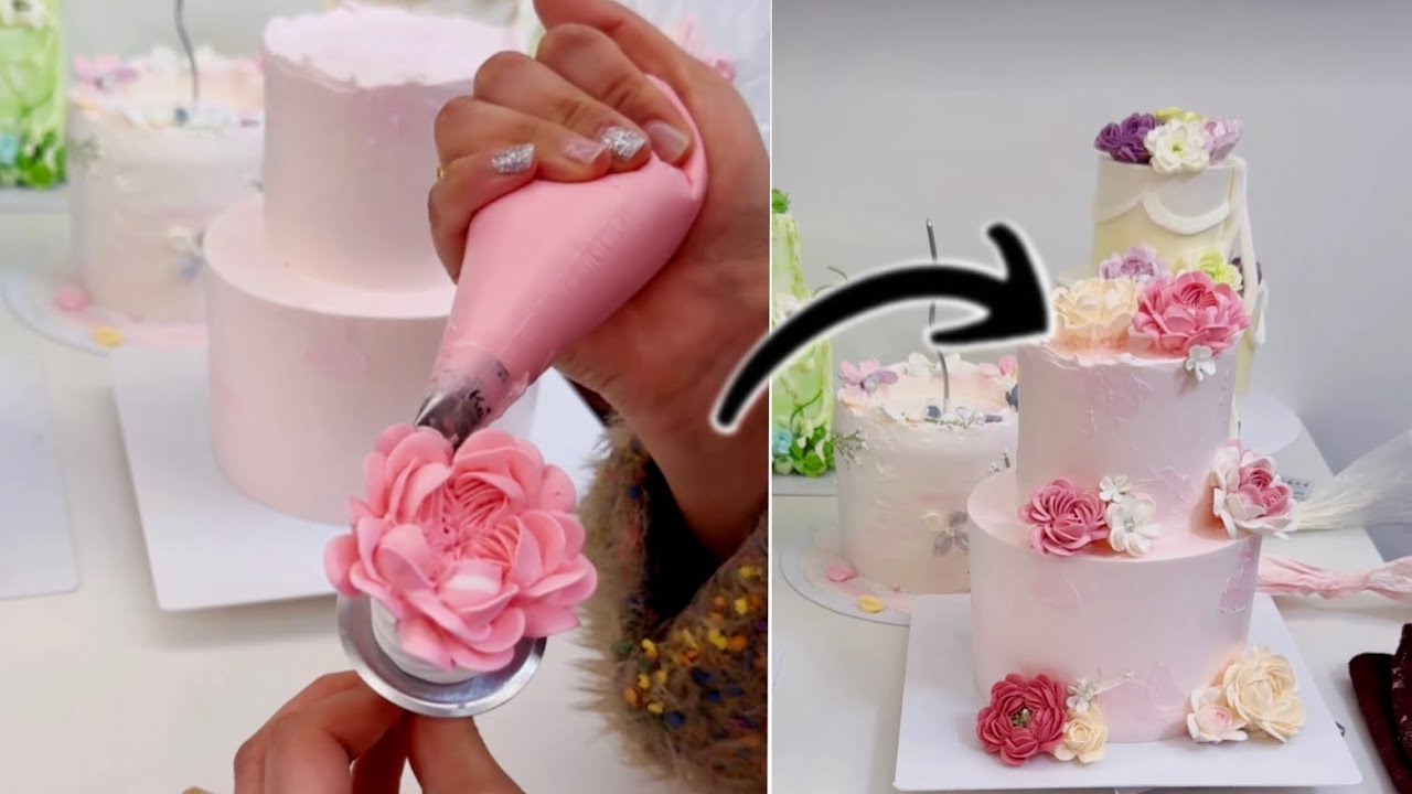 20-Minute: Master Floral Cake Decorating / Interactive Online Tutorial!🎂🌸