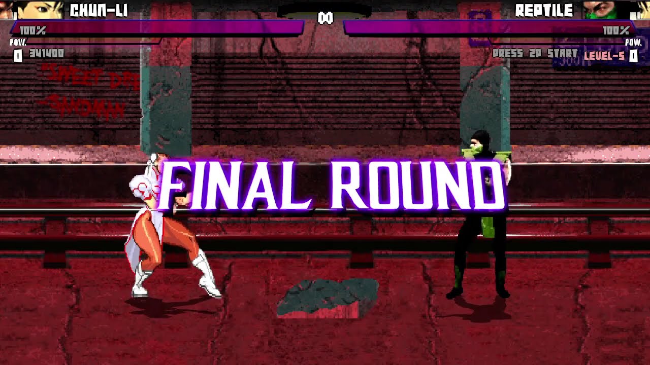 MK vs. SF: Online Edition - Chun-Li & Liu Kang arcade playthrough