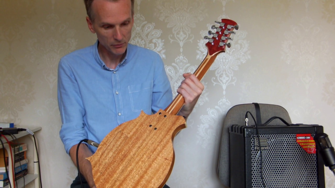 New short scale electric octave mandolin demo